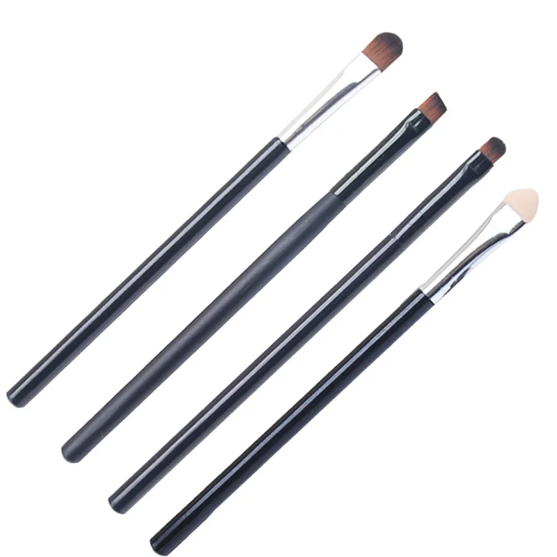 Makeup Tools Black Pink Wood Handle Single Eyeshadow Makeup Brush