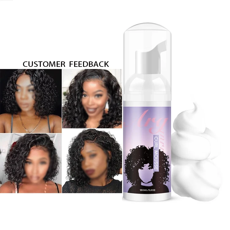 Private Label Control Frizzy Add Shine and Moisturize Twist Lock Rich Foam Alcohol Free Foam Mousse Hair Products