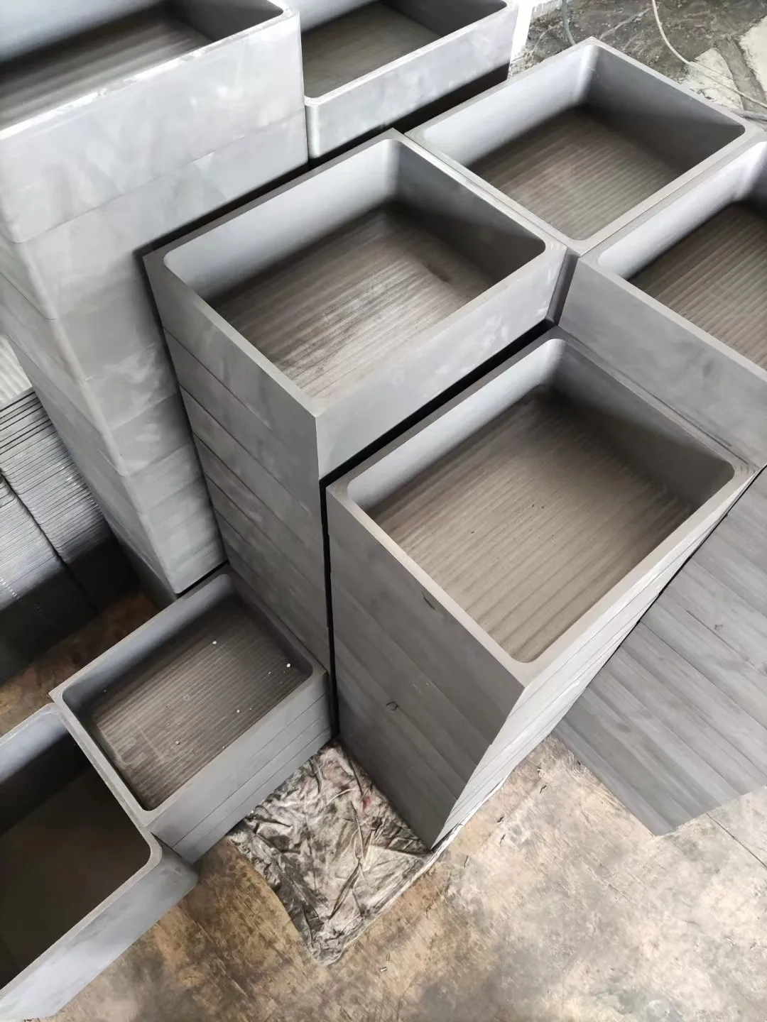 High Pure Graphite Ingot Mold Box Tray Boat Mould in Stock for Gold Silver Ingot Casting Gold Ingot Casting Graphite Mold