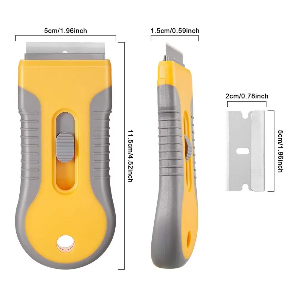 FOSHIO Raschietti In Plastica Per Rasoi A Manico Lungo Multiuso - Foto 13