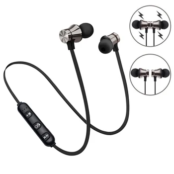 XT11 Bluetooth Wireless Earphone Bluetooth headset  With Mic For Mobile Phone Sports In Ear Magnetic Wireless Earbuds Earpiece