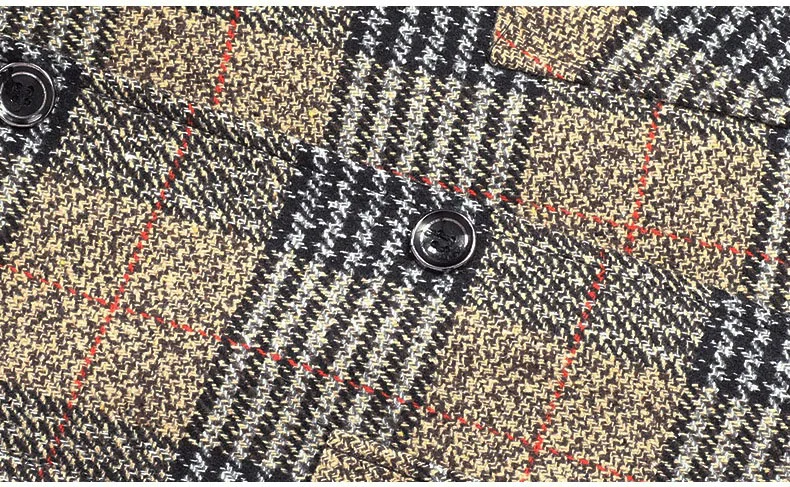 Men's Plaid Suit Coat Jacket For Autumn - Stylish Casual Look_voghion.com