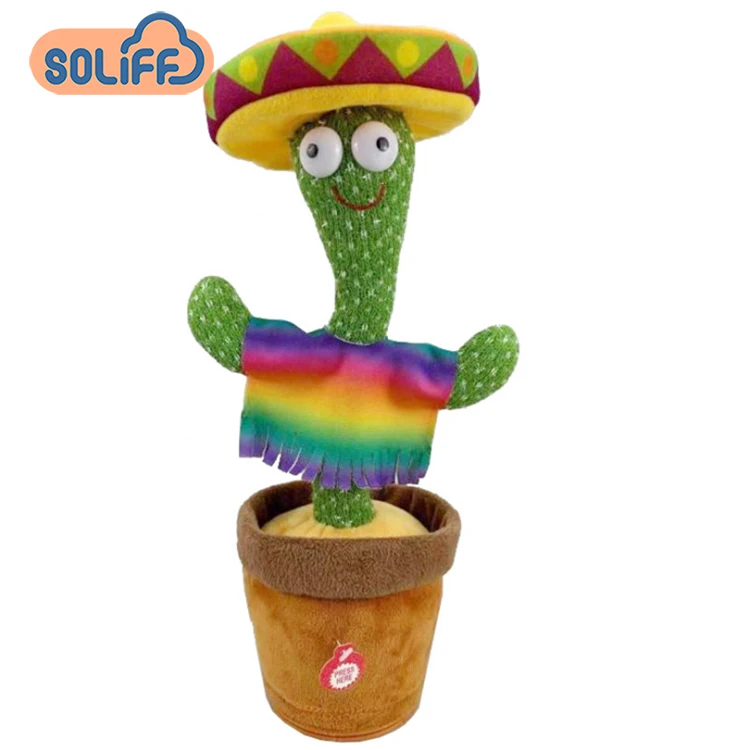 Hot Sale Stuffed Toys Singing Kid Gifts Funny Dancing Cactus Plush Toys Children Toys With Music - Buy Product on Alibaba.com
