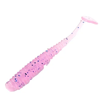 Lure T-Tail Stainless Steel Soft Bait Bottom Fishing Long-Cast Lifelike Artificial Bait 03g Soft Worm Threaded Fish Bait Fish – Soft Lure – view 3