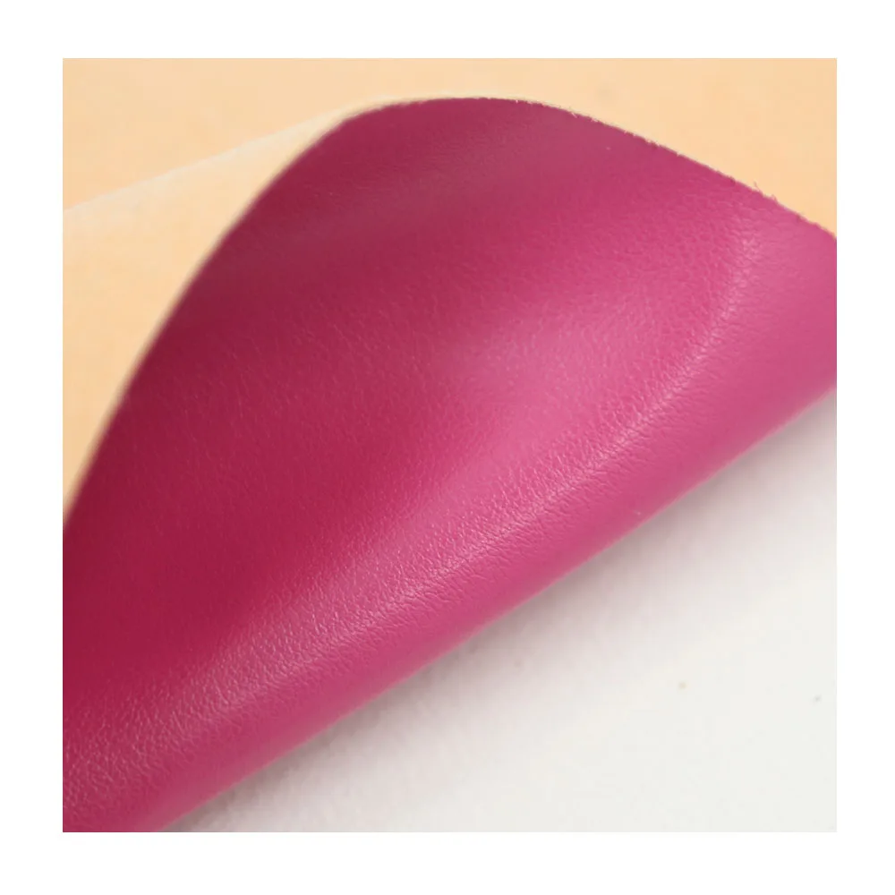 R61 Nonwoven PU Synthetic Embossed Faux Leather for Shoe Lining Material