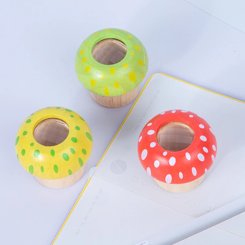 Креативные детские деревянные самодельные игрушки-калейдоскопы для малышей для персонализированных подарков детское украшение для улицы интерактивная игра