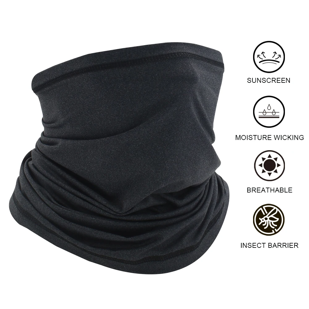 Cooling Balaclava Neck to Face Shield Cover Mask Gaiter for Men, Breathable Sun Protection Fishing Hiking Cycling Bandana Scarf