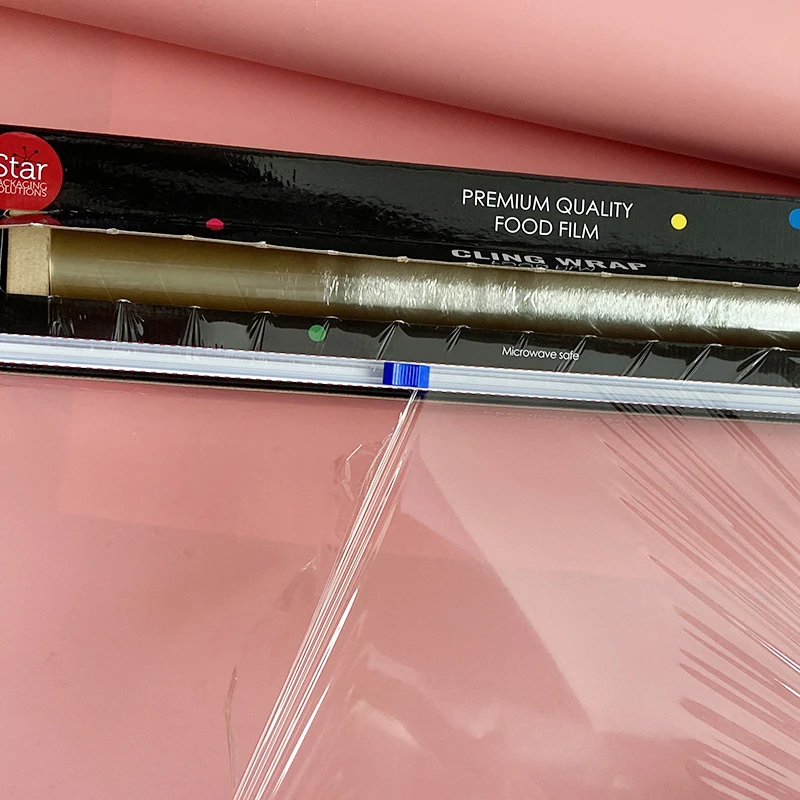 Custom Pvc Plastic Industrial Transparent Cling Film Wrap Stretch