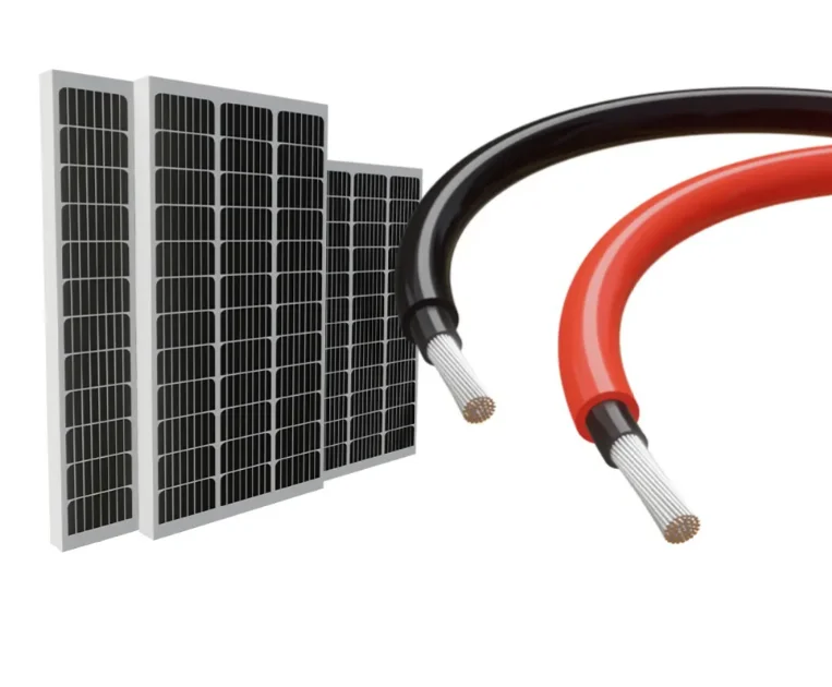 high quality PV1-F TUV red or black 35mm2 XLPO sheath tinned copper conductor PVC insulation solar cable for industry