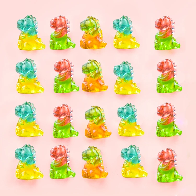 4D Sweets Dinosaur with Sandwich Gummy Candies Manufacturers Wholesale Chewy Candy Fruit Toy Gummy Candy