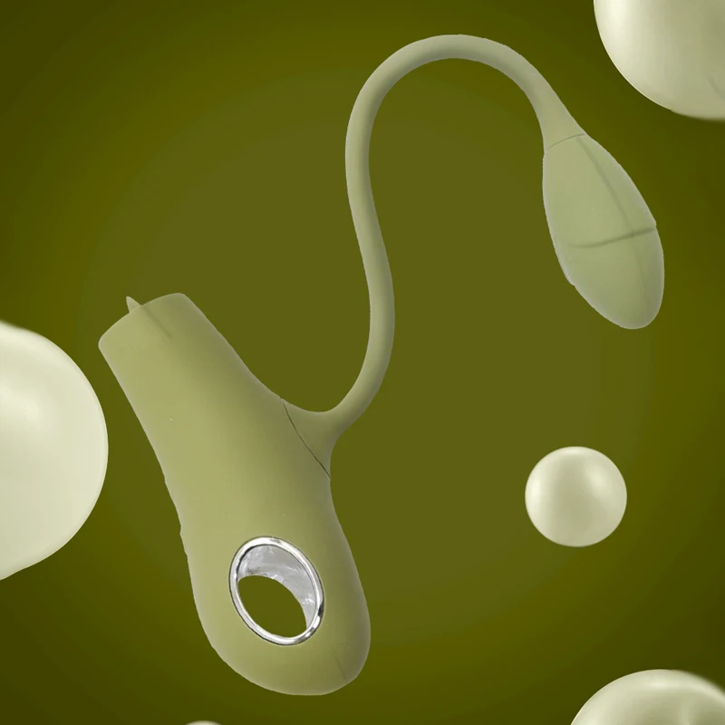OEM 10 Frequency Tongue Lick and 10 Frequency Vibration Beat Suction  Vibrator Tongue Licking Mini Jumping Egg Vibrator