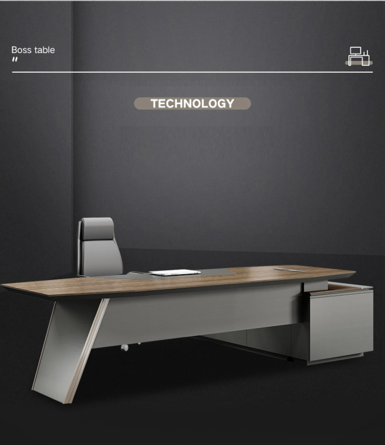 High Quality Custom Modern Design Commercial Office Furniture Desk Executive Ceo Manager Boss Luxury Office Desk Director Tables