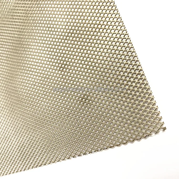 Thin Foil Mesh Pure Titanium 0.5 Mm Thickness 1*2mm Diamond Titanium ...