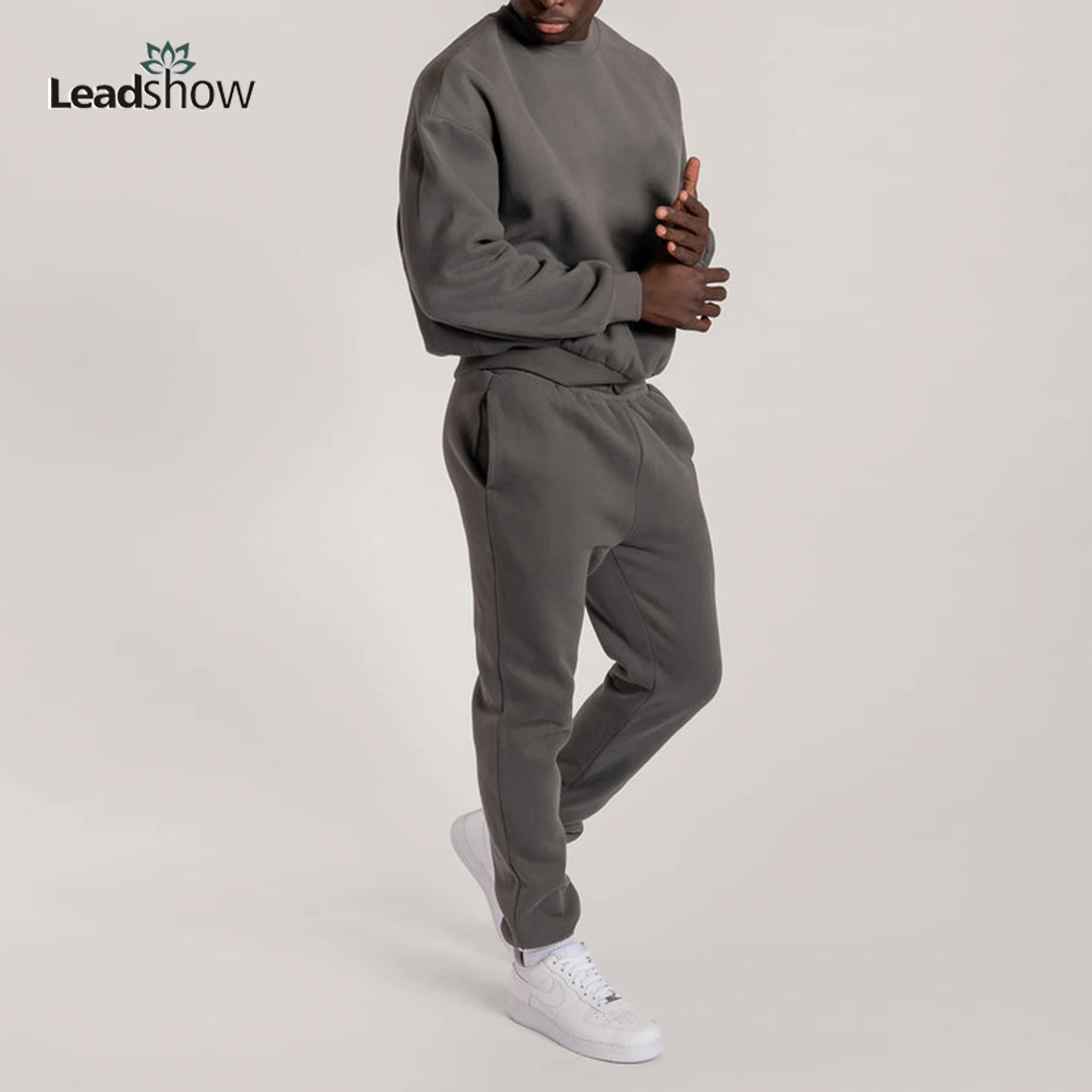 Wholesale Custom High Quality 100 Cotton Plain Fleece Sweatshirt