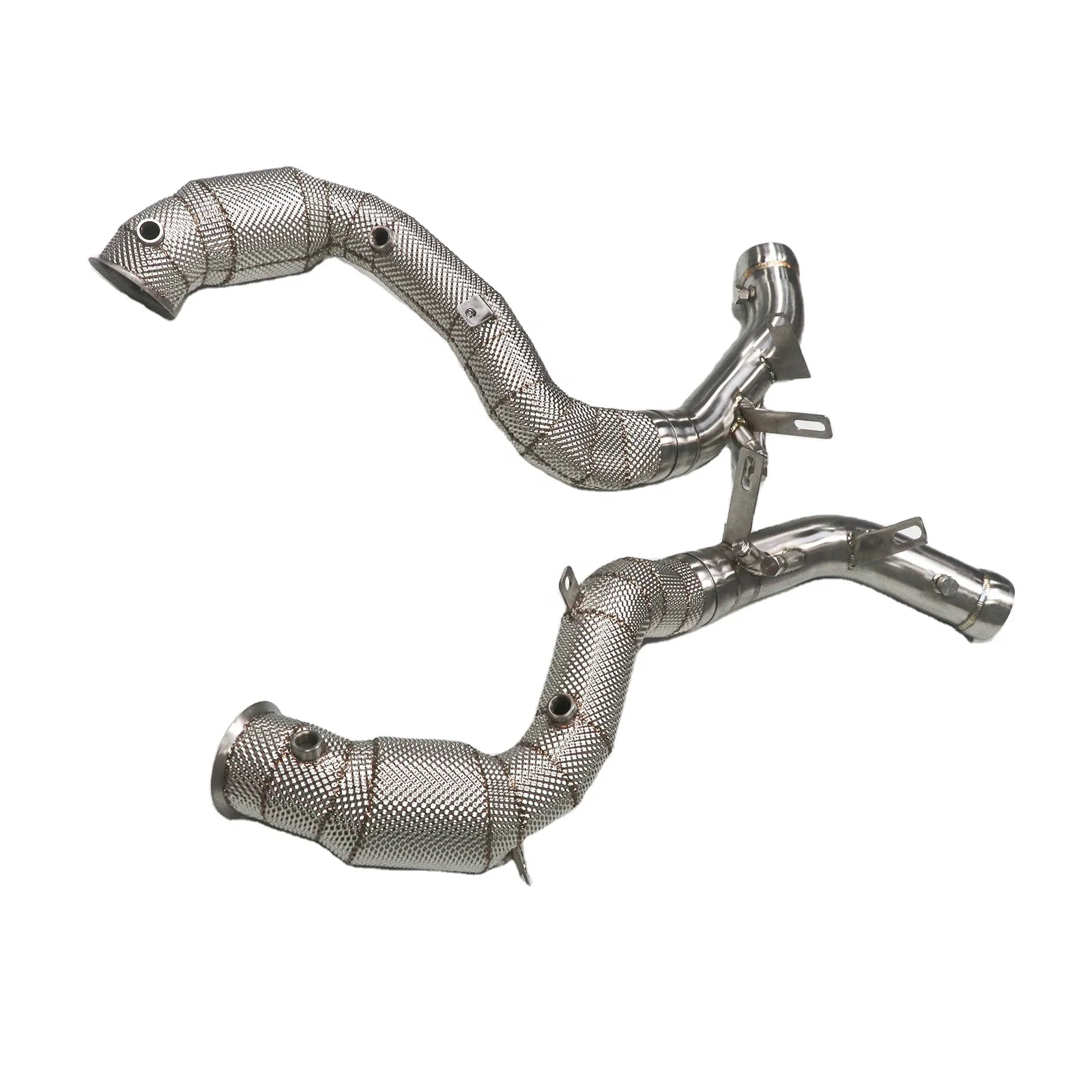 Mercedes-Benz E63S AMG W213 4.0T High Flow Stainless Steel Exhaust Downpipe 2016-2023