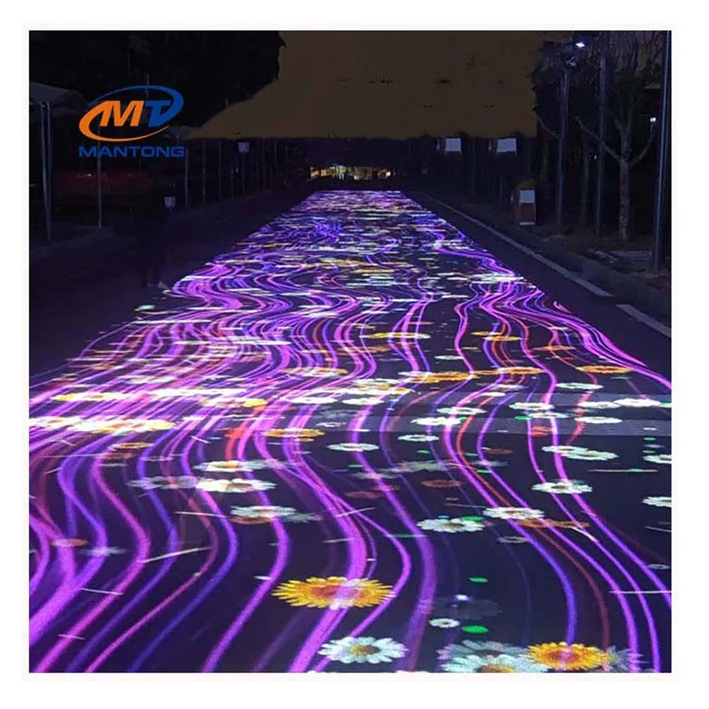 3D Holographic Floor Projection Interactive Dynamic Floor 3d Mapping Interactive Projector System Software
