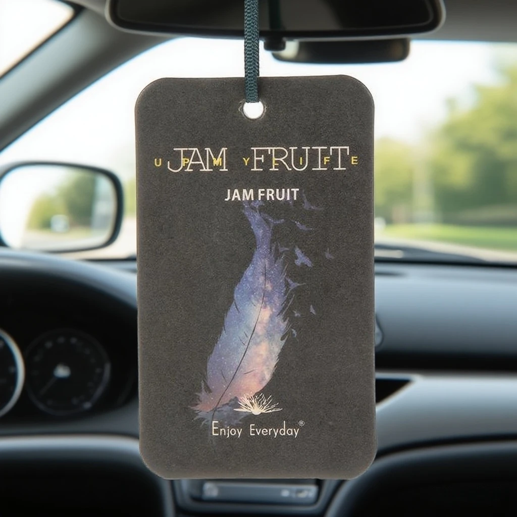 enjoy everyday high quality custom scented hanging card long lasting fragrance zero alcohol eco paper diffuser for car  wardrobe freshener-9