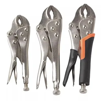 Locking Pliers 6" 7" 8" 10" carbon steel Nickle finish Pliers