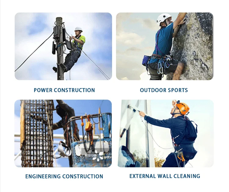 Fall Protection Frogink Industrial Fall Protection Full Body Safety Harness For Work At Height ...