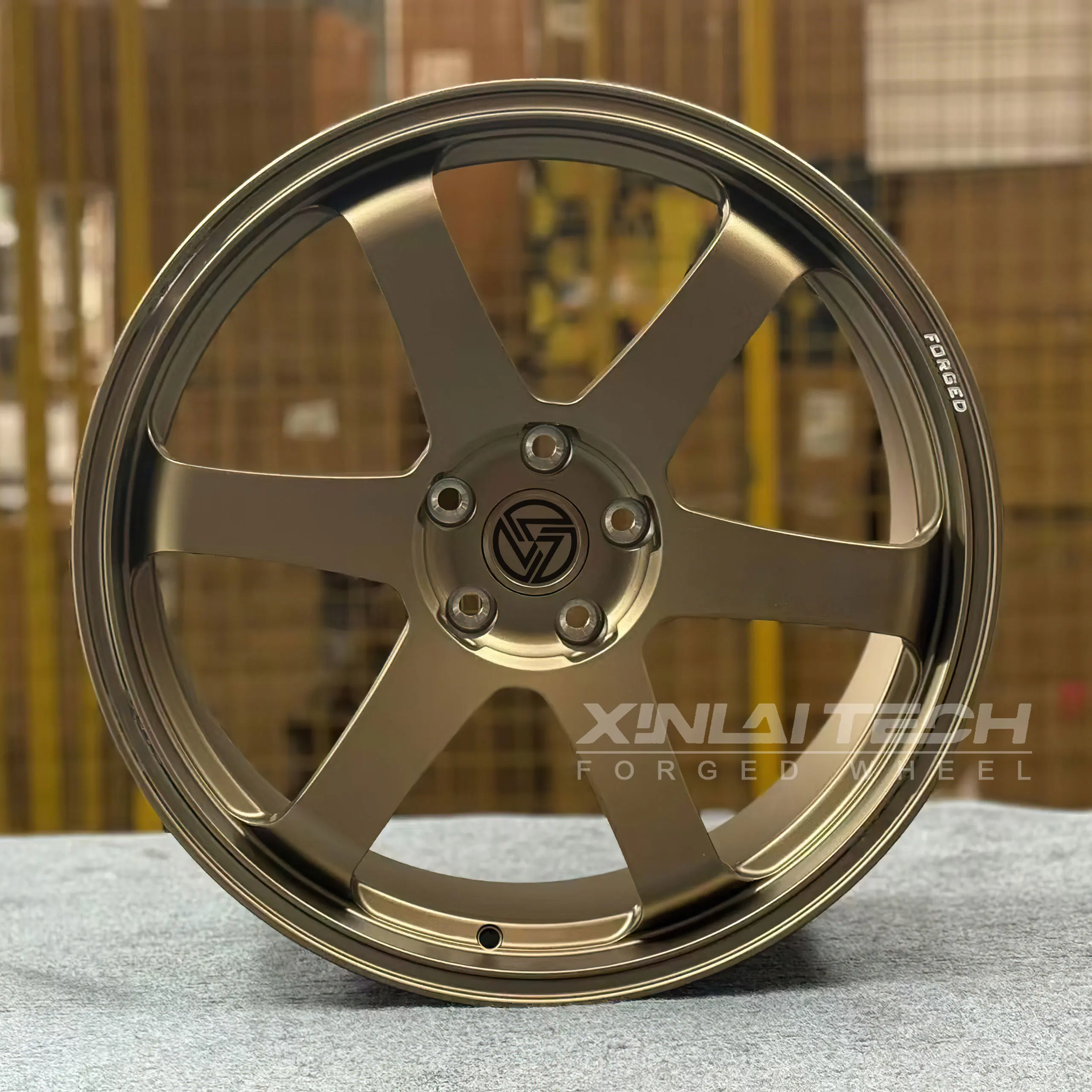 XL 1-Piece Monoblock Bronze Custom Forged Wheel 5x114.3 5x120 5x112 Racing Car Wheels for bmw audi benz Jdm Car Wheels - Image 3