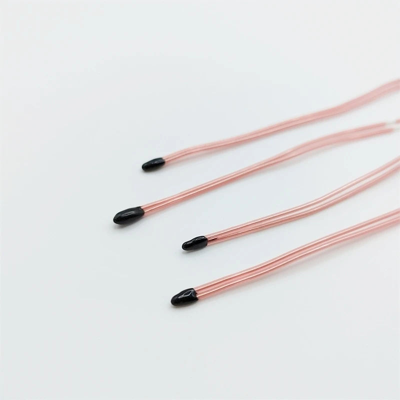FOCUSENS  ntc 10k thermistor wire leaded Fast response enamelled wire thermistor for mobile phone wireless charging