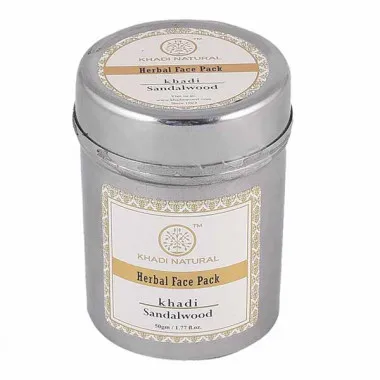 khadi natural sandalwood face pack 50 gm - face pack for glowing