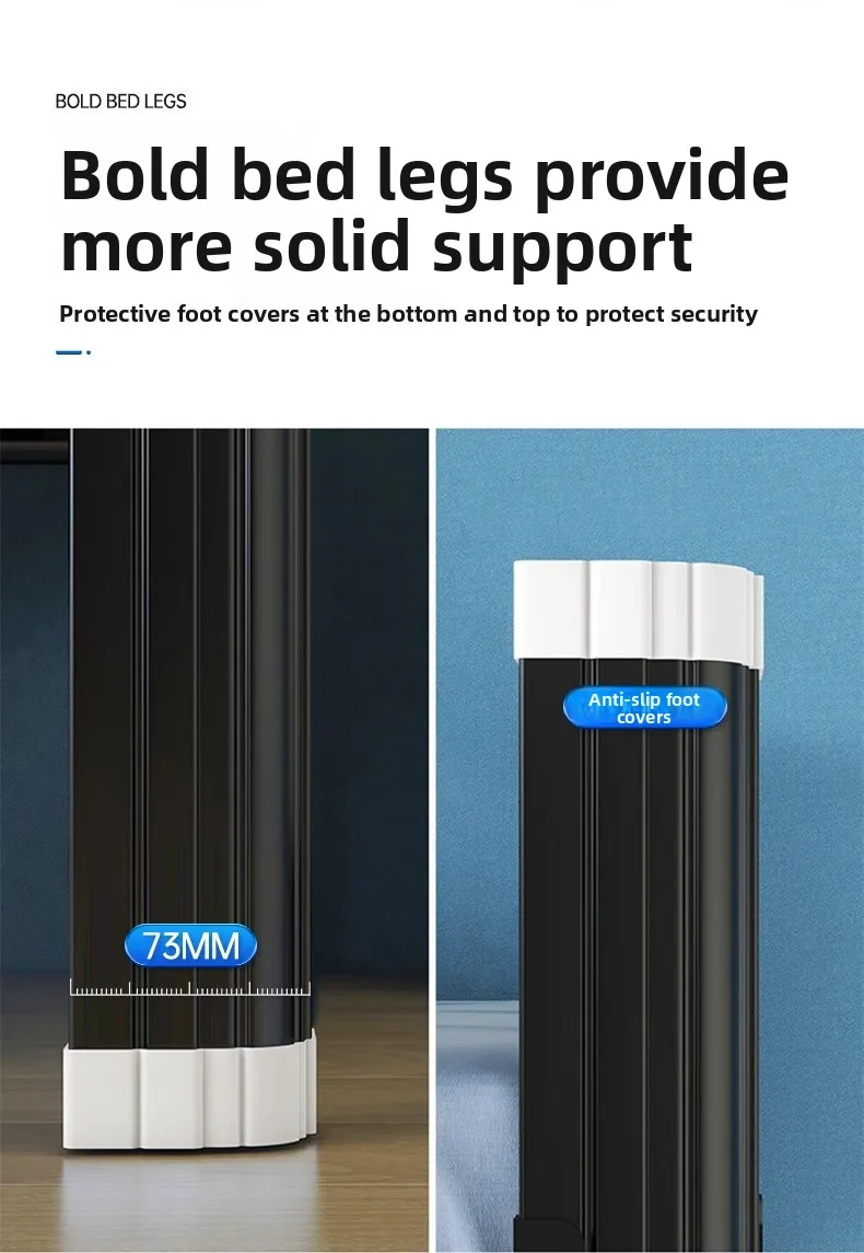 product hot selling luxury dormitory iron bed ladder durable simple double bunk staff modern design style metal frame school furniture-7