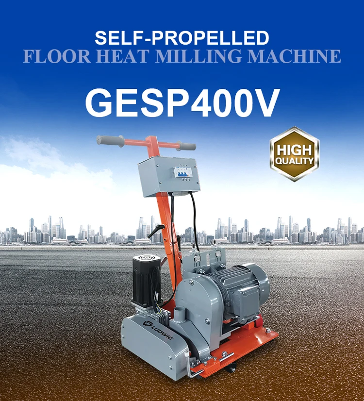 4kw 400v Selfpropelled Floor Heating Milling Machine Buy Floor