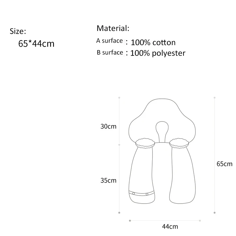 Soft And Comfortable Pillow Can Adjust The Size Newborn Baby Pillow