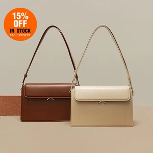 2026 New in Stock High-end Fashion Genuine Leather Famous Brand Women Shoulder Crossbody Bag Handbag