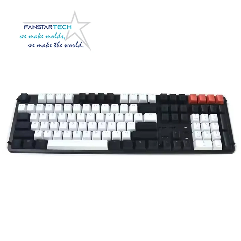 Dongguan Factory High-quality Keyboard Injection Mold, Computer Keyboard Key Plastic Mold