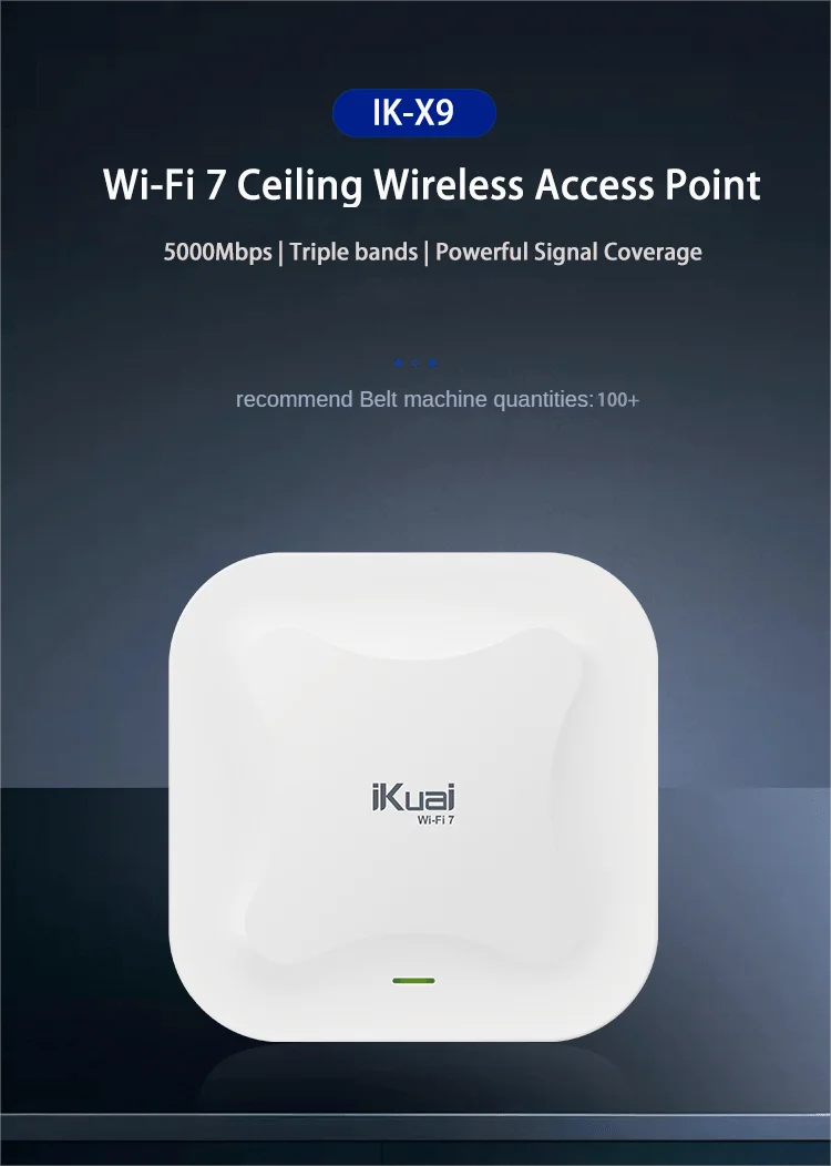IK-X9 WIFI AP with RJ45 port 5000mbps enterprise ceiling wireless ...