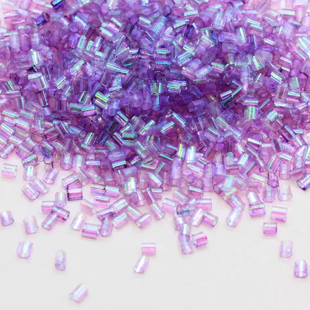 500g 2*3mm Bingsu Beads slime Additives Iridescent Beads Supplies DIY  Sprinkles kit for Fluffy Clear Crunchy