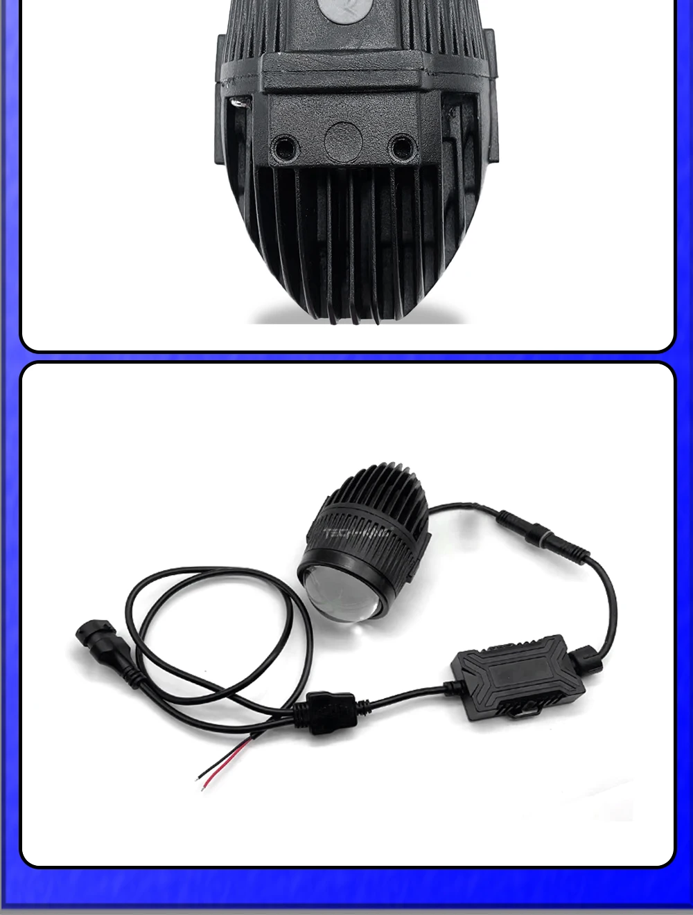 TECH-KING F15 2.0'' LED BI-LED projector fog lamp light led car 3000K/6000K with Toyota bracket for any cars lens fog lamp