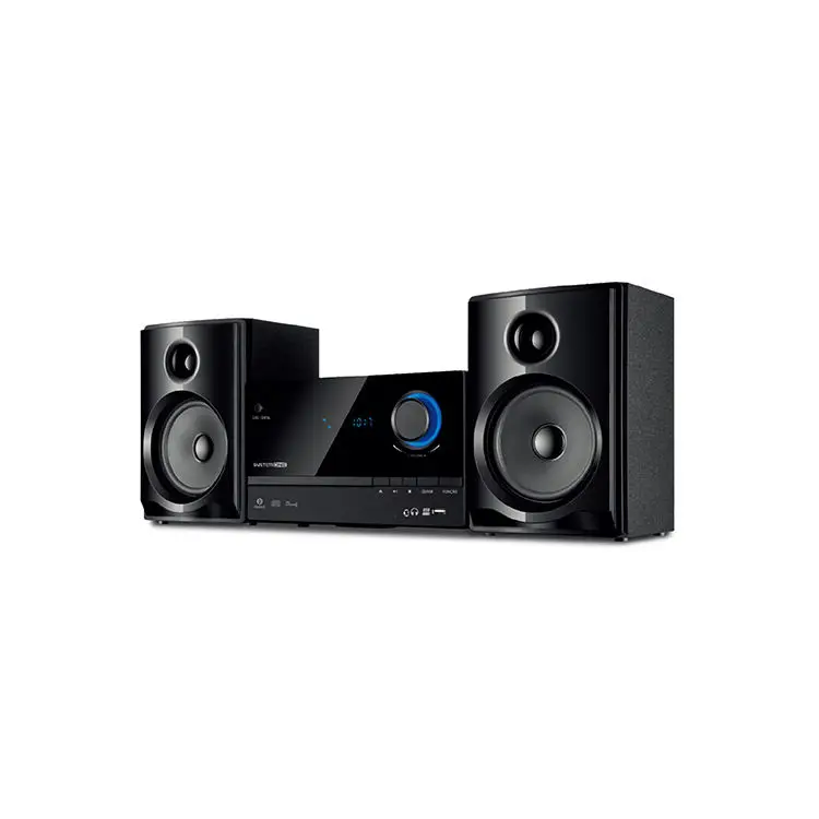 Classical Black Home Theater cd Player HI-FI System FM Radio Remote Control BT CD Player
