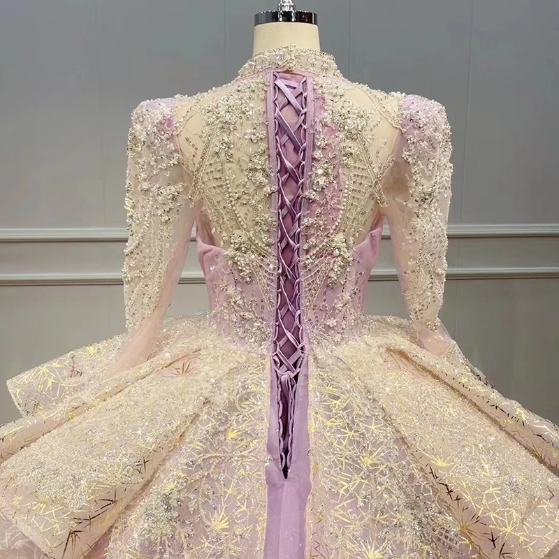 Vintage Pink Princess Ball Gown Sweet 16 Debut Dress