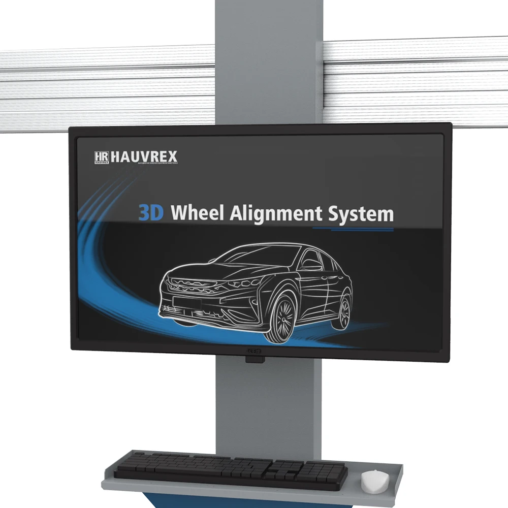 JWA717 3D CAR WHEEL ALIGNER with Single Screen and Fixed Beam