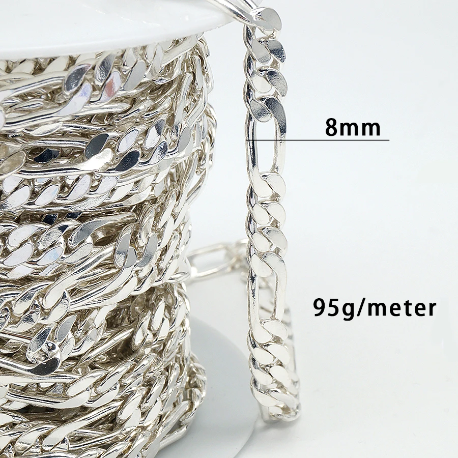 Bracciale In Argento Sterling 925 Di Moda Per Uomo Bracciale Stile Punk Rock Cool Maschile 100% Argento Massiccio 10 Mm 20 Cm Bracciale Gioielli - Foto 6