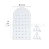 Soporte vertical arqueado blanco de 100*180 (accesorios opcionales)