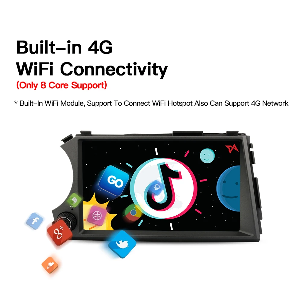 Android 12 Multimedia Player Car GPS Navigation Auto Screen CarPlay for Ssangyong Kyron Actyon 2005-2011 Tape Recorder DSP WIFI