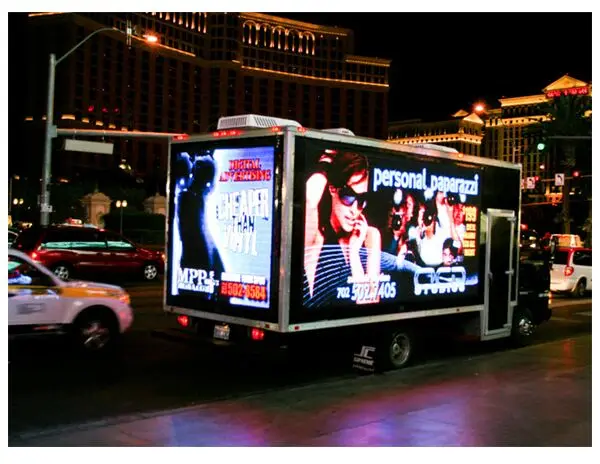 Full Color P6 Mobile Billboard Led Advertising Truck Led Box Moving Led Signage Display Outdoor