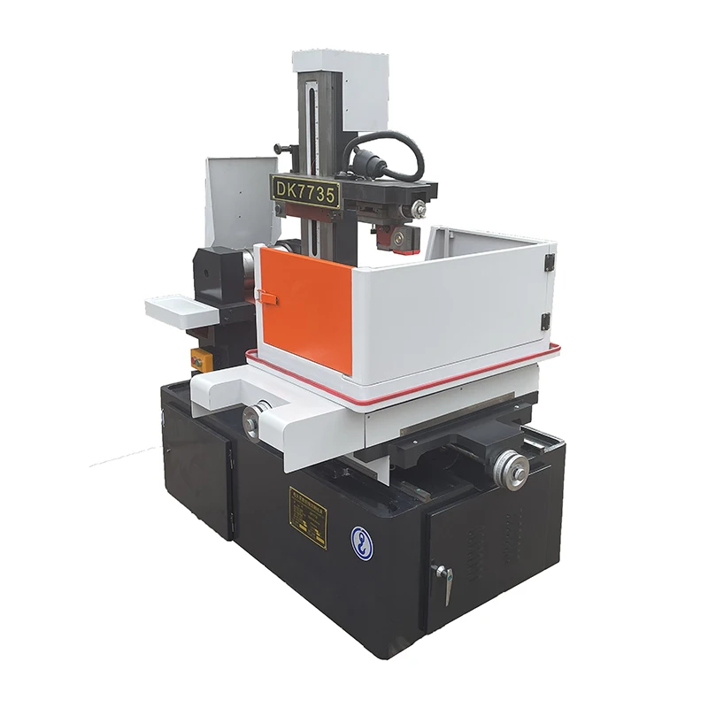Dk7735 Electroerosion Closed Cnc Edm Wire Cutting Machine With 0.01mm