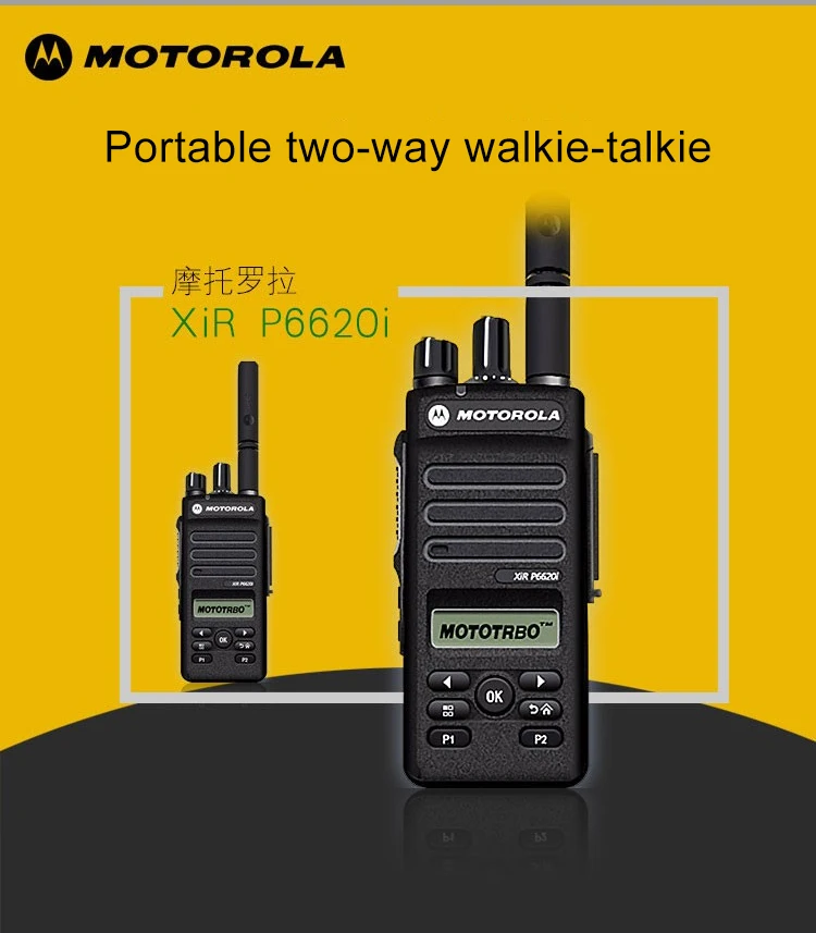 Mototrbo Xir P6620i Xpr 3500e Dp2600e Dep570e Walkie Talkie Digital ...