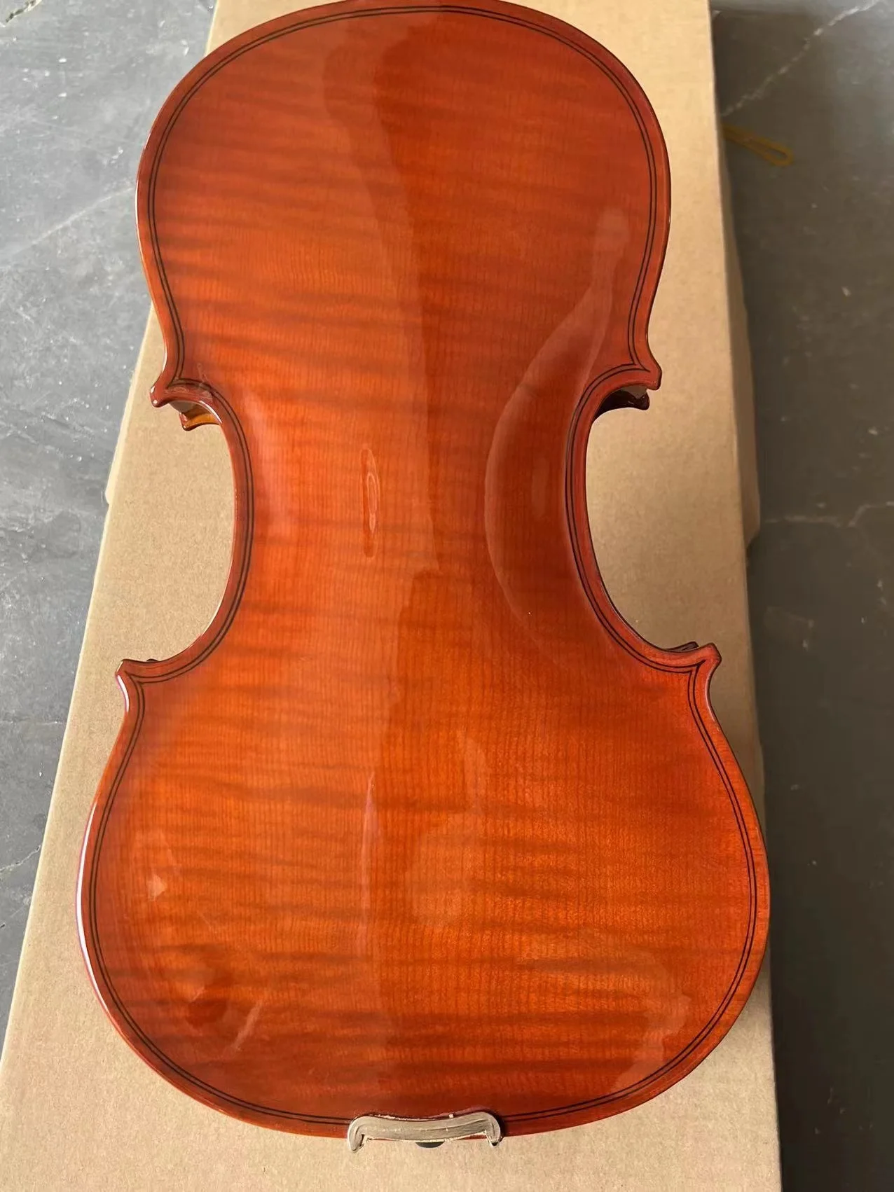 Tiger Pattern Matte Plywood Violin Flame Maple Low Price Violin 4/4