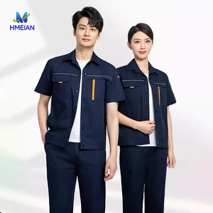 Construction Workwear Short Sleeve Workwear Community Industrial Uniform Mechanic Uniform Worker Uniform Workwear