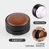 Aplicador de polvo resistente de 58 mm con tapa de madera [diseño de tres hojas]