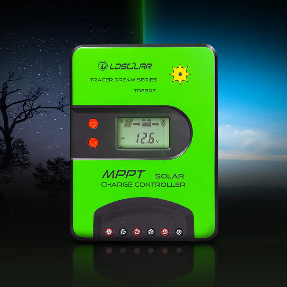 High Quality MPPT Controller 12/24V 15A Solar Battery Charge Controller