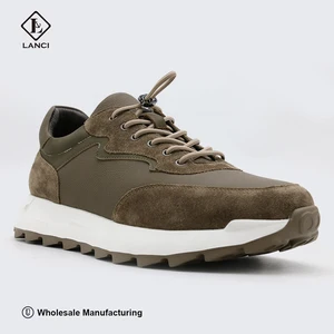 LANCI Shoe Manufacturers Custom Pure Leather Shoes for Men Luxury Sneakers Customized Shoes with Logo