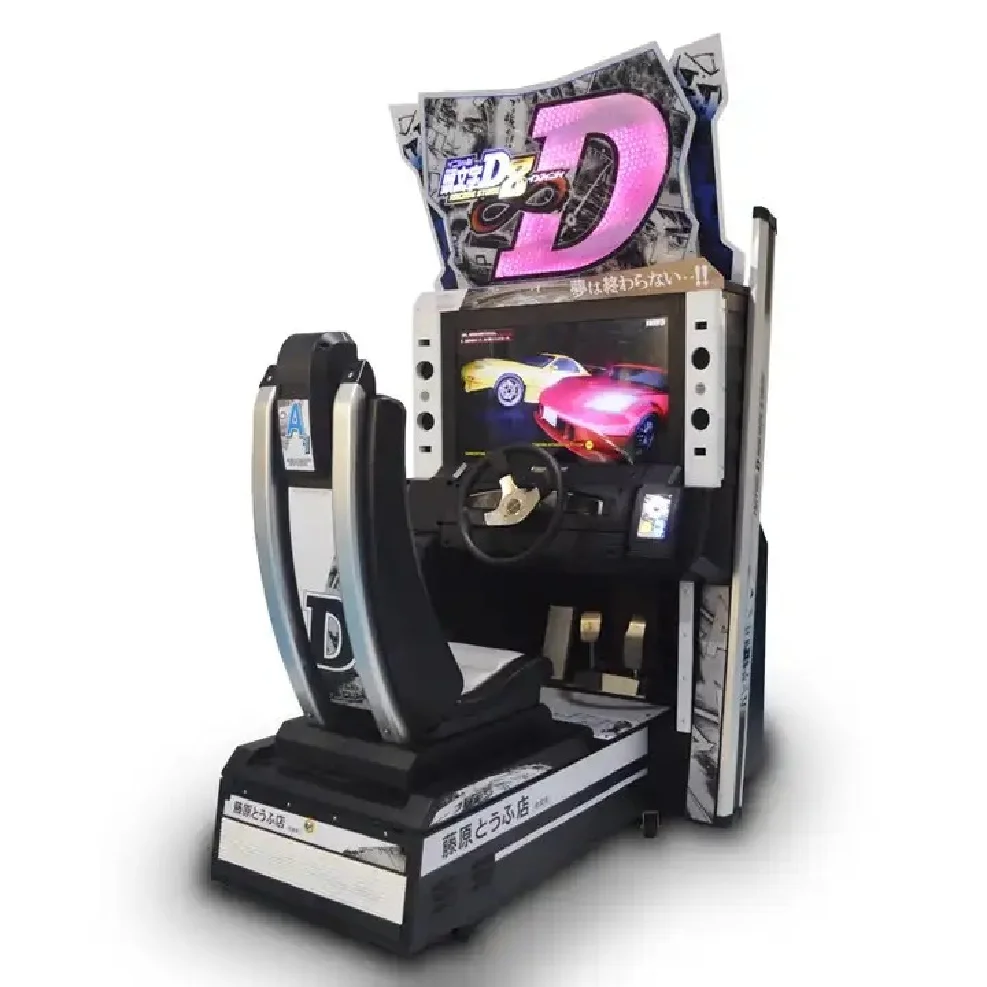 Initial D8 Simulator Arcade Video Racing Car Game Machine