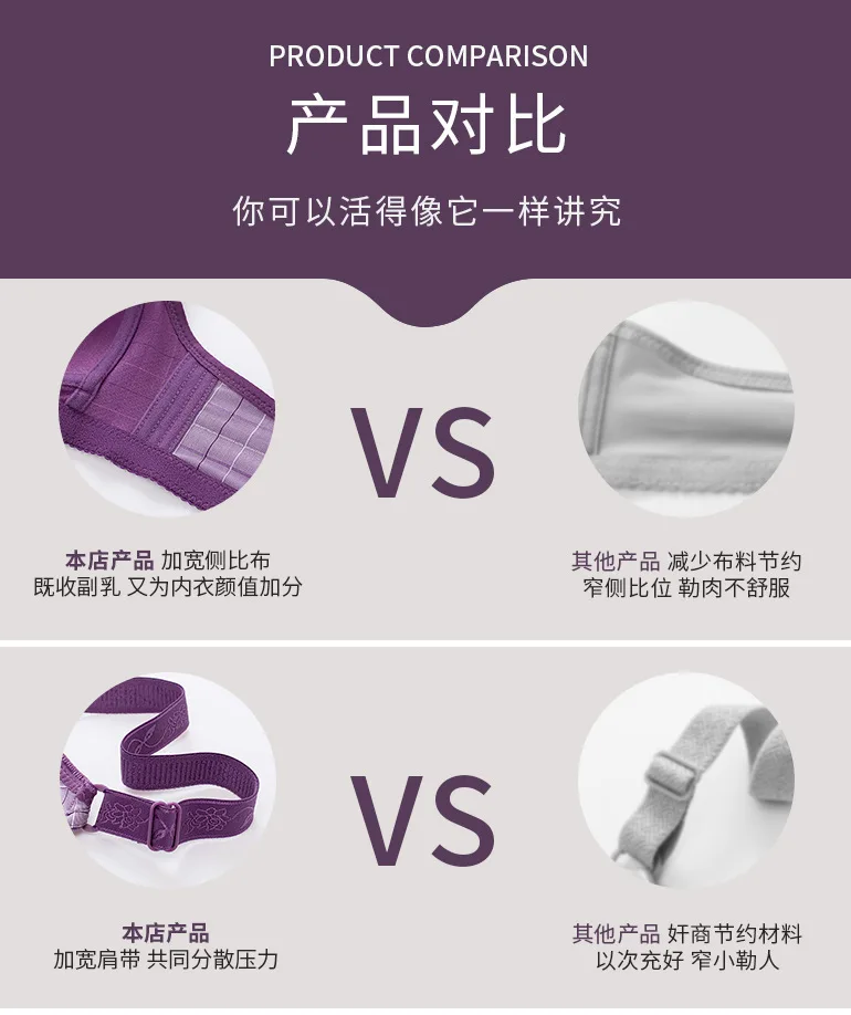 For Seamless Cotton Breathable Underwear Wireless Plus Size Women's